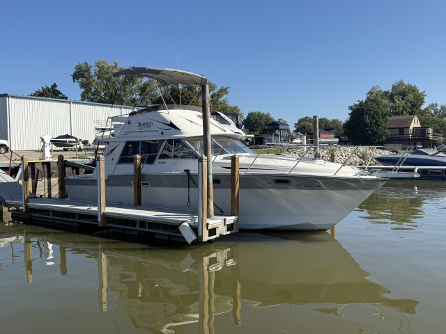 1986 Silverton 34 Convertible  for sale at True North Yacht Sales & Service