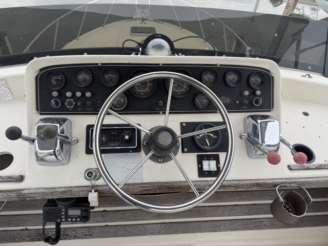 1986 Silverton 34 Convertible  for sale at True North Yacht Sales & Service