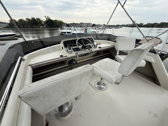 1986 Silverton 34 Convertible  for sale at True North Yacht Sales & Service