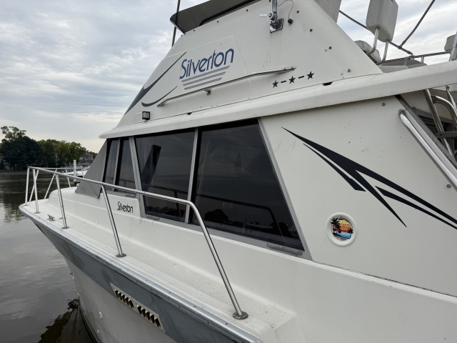 1986 Silverton 34 Convertible  for sale at True North Yacht Sales & Service